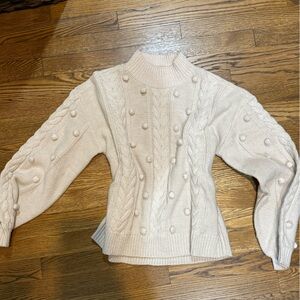 RD Style Cream Turtleneck Sweater